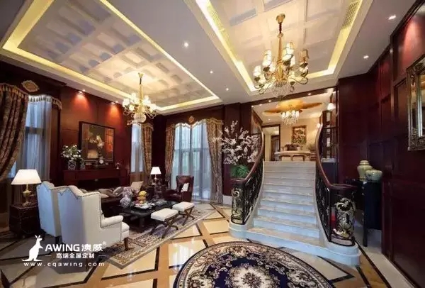 澳威全屋定制：豪华客厅